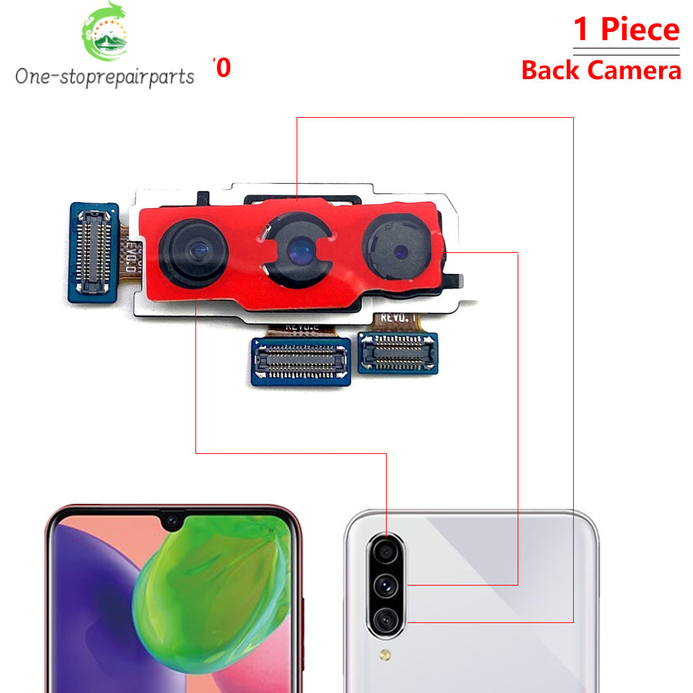 New Rear Main Back Camera Front Camere Flex Cable For Samsung A10 A20 A30 A40 A50 A60 A70 A80 A10E Samsung phone repair parts