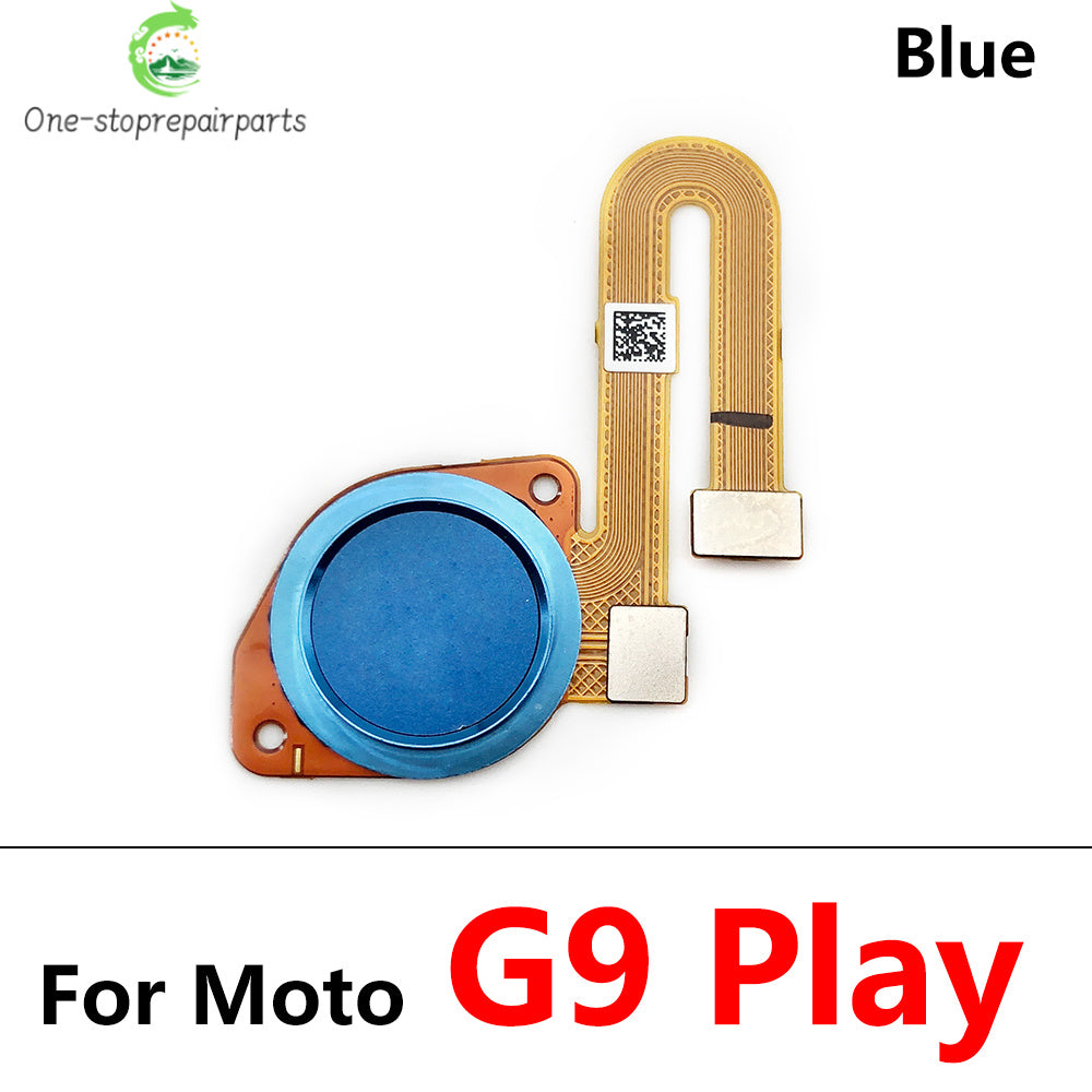 10Pcs/Lot, New For Motorola Moto G9 Plus Power Home Button FingerPrint Touch ID Sensor Flex Cable Ribbon Replacement Parts Motorola phone repair parts