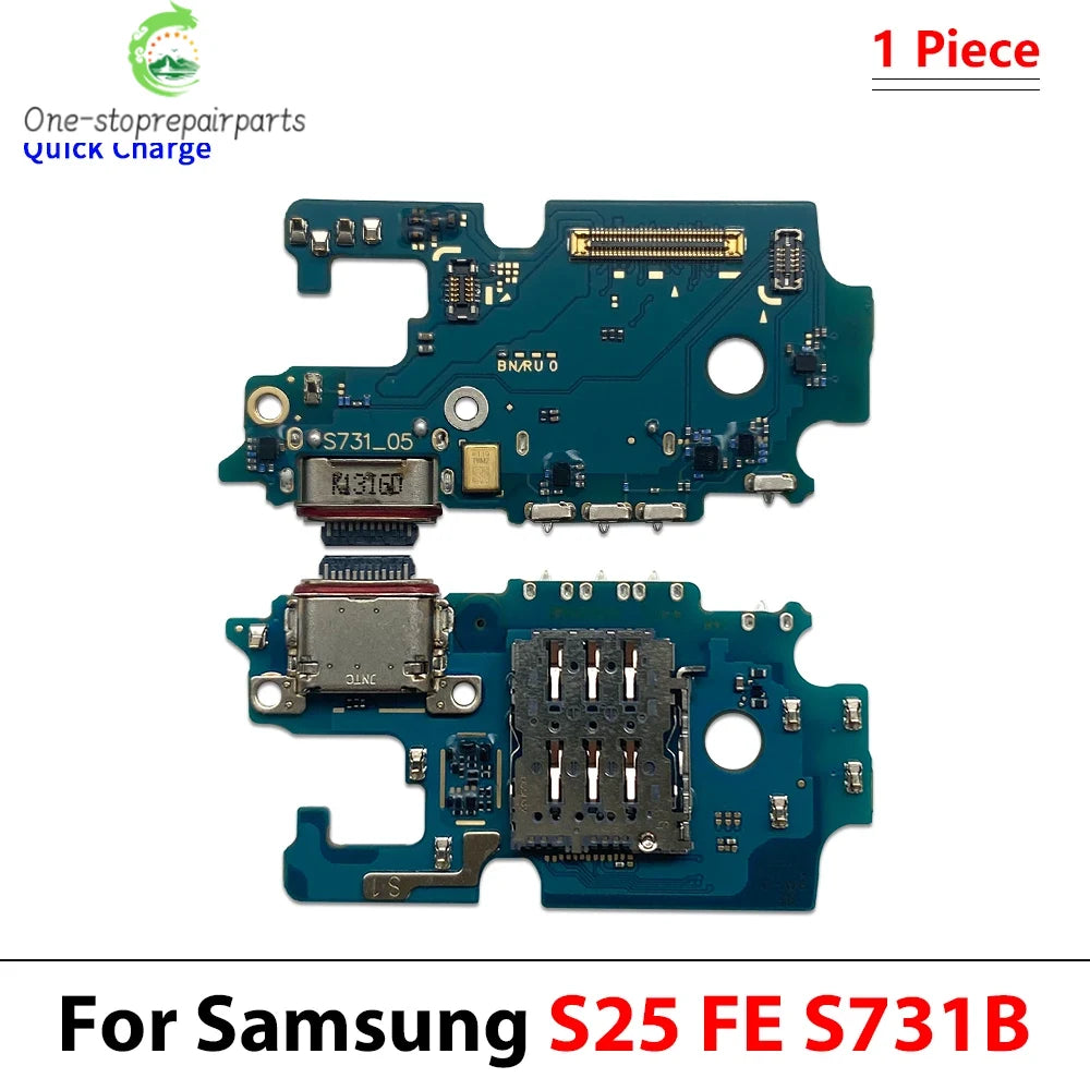USB Charger Charging Dock Port Connector Flex Cable For Samsung S21 S22 S23 S24 S25 S26 Plus Ultra Fe 5G S911B S911U S921B Samsung phone repair parts