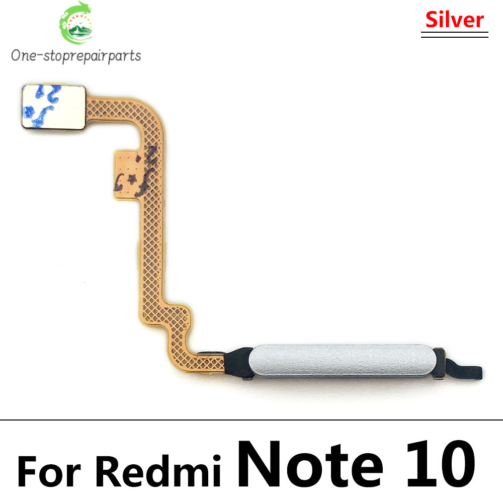 Fingerprint Scanner For Xiaomi Redmi Note 10 10s Pro 4G 5G Home Button Fingerprint Menu Return Key Sensor Flex Cable  Xiaomi  Xiao mi phone repair parts