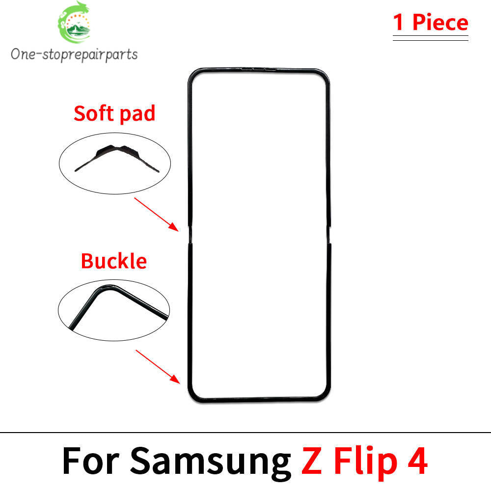 Front Screen Stand Middle Bezel Frame LCD Display Bracket Plastic Hoder For Samsung Z Flip 3 4 5 F731 F721 F711 Samsung phone repair parts