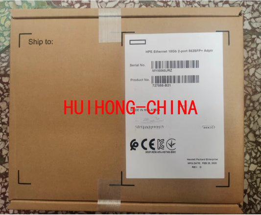 HPE server HP 727055-B21 562SFP network interface card 10Gb 2-p 784304-001 790316-001