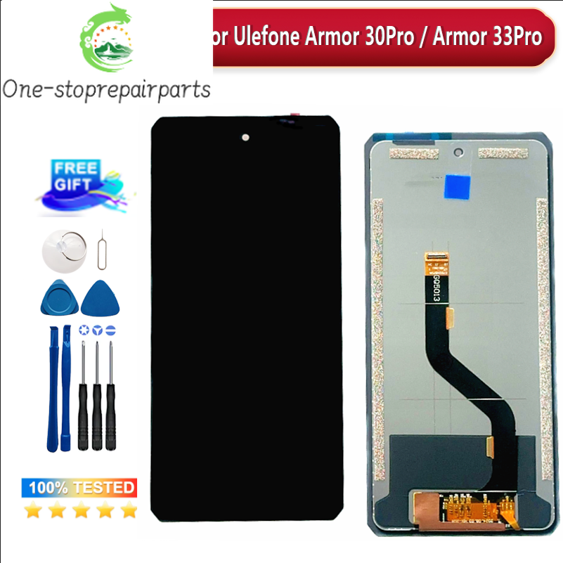 New Original Lcd Display For Ulefone Armor 33 33 Pro 30 30 Pro with Touch Screen +LCD Digitizer Assembly Replacement Repair+Tool Other brand Phone repair parts