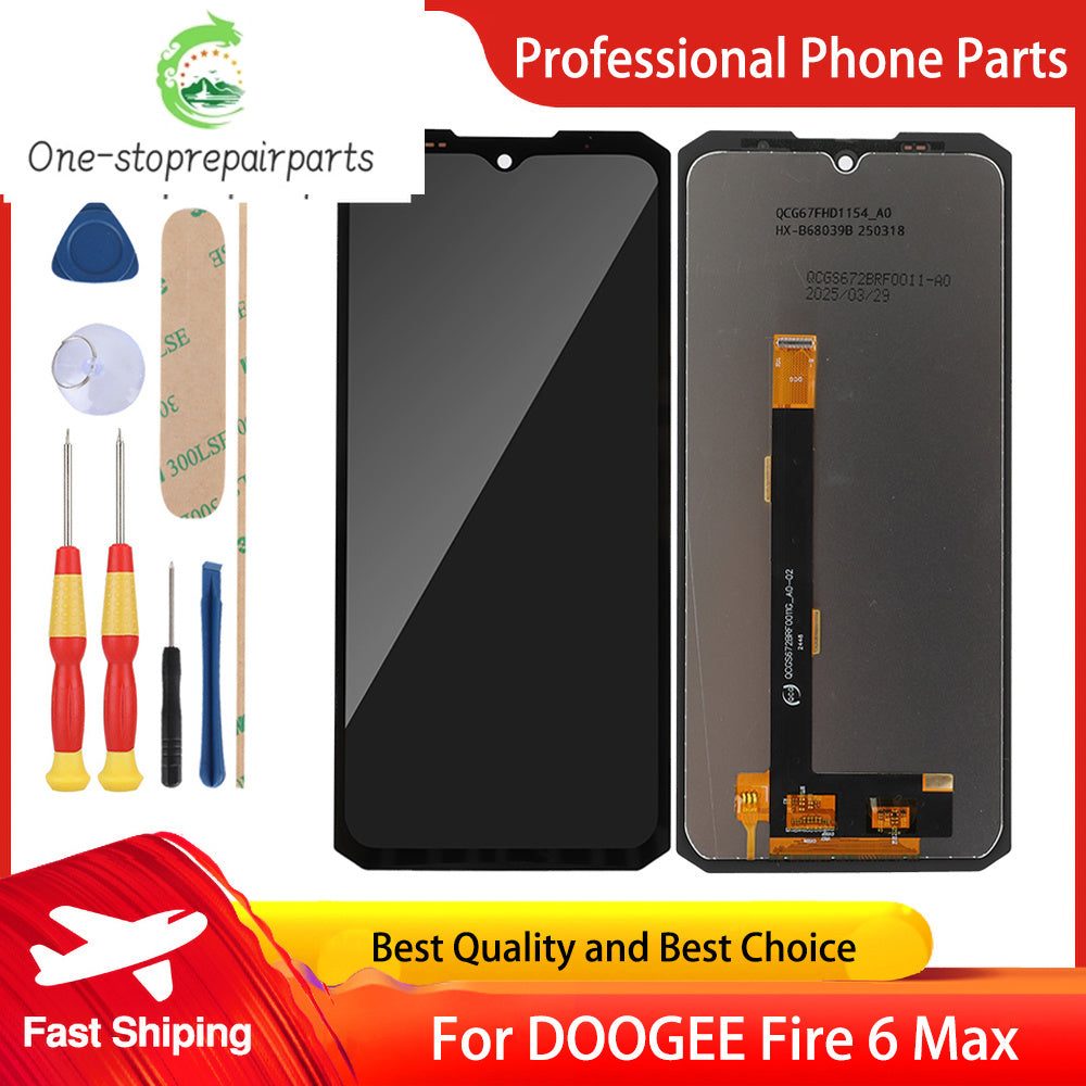 New Touch Display For DOOGEE Fire 6 Fire 6 Power Fire 6 Max Fire 7 LCD Screen Digitizer Replace Parts Free Replacement Tools Doogee phone repair parts