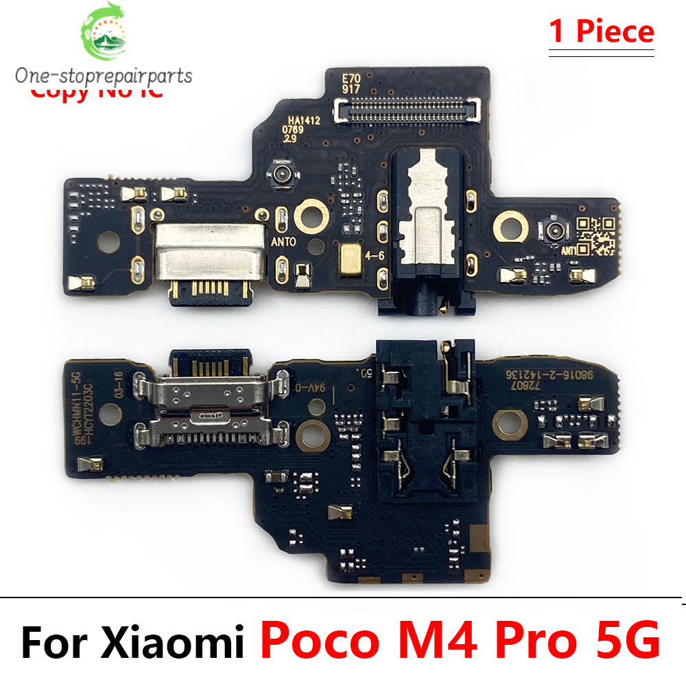 USB Port Charger Dock Connector Charging Board FLex Cable For Xiaomi Poco F1 F2 Pro F3 X3 X4 M3 M4 Pro 4G 5G Mic Microphone  Xiaomi  Xiao mi phone repair parts
