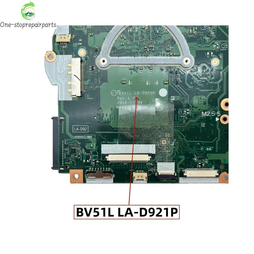 B5V1L LA-D921P For Acer Aspire ES1-532 ES1-532G Laptop Motherboard With Pentium N3710 CPU 920MX 2G-GPU NB.GHC11.001 NBGHC11001 Acer laptop repair parts