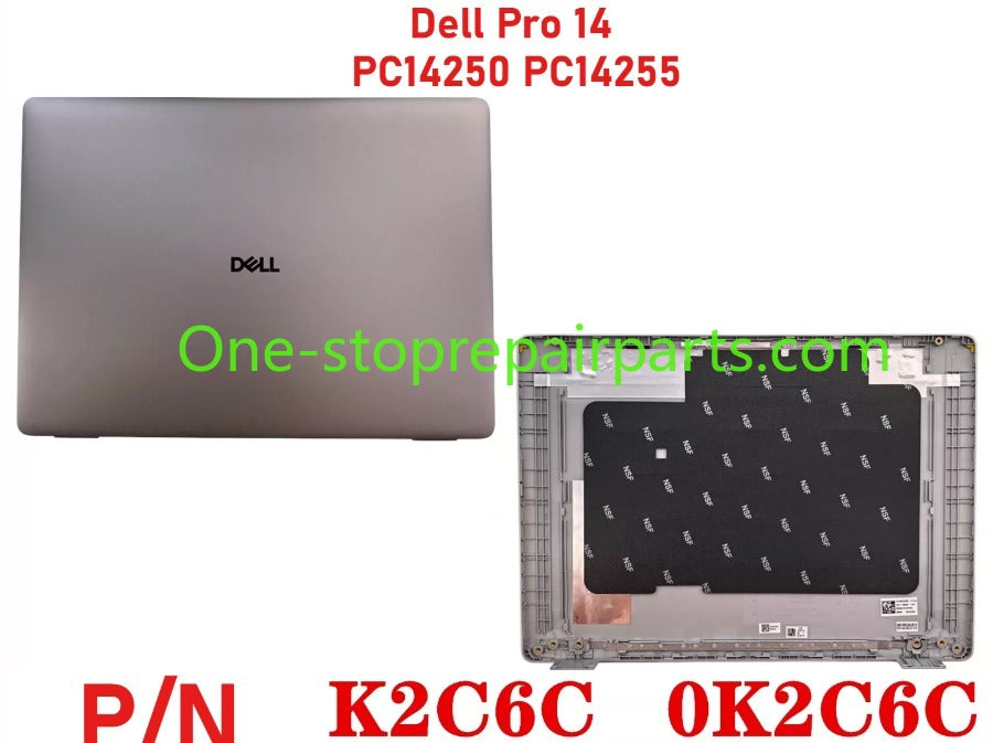 Dell Pro 14 PC14250 PC14255  lcd back cober uppler palmrest bezel bottom hinge cover keyboard touchpad 0K2C6C 0DK0V6 0MCMRV