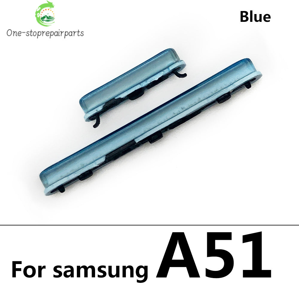 10Pcs/Lot, SIde Volume Button Power ON / OFF Buttton Key Set For Samsung A31 A315F A51 A515F A70 A705F A71 A71 Replacement Part Samsung phone repair parts