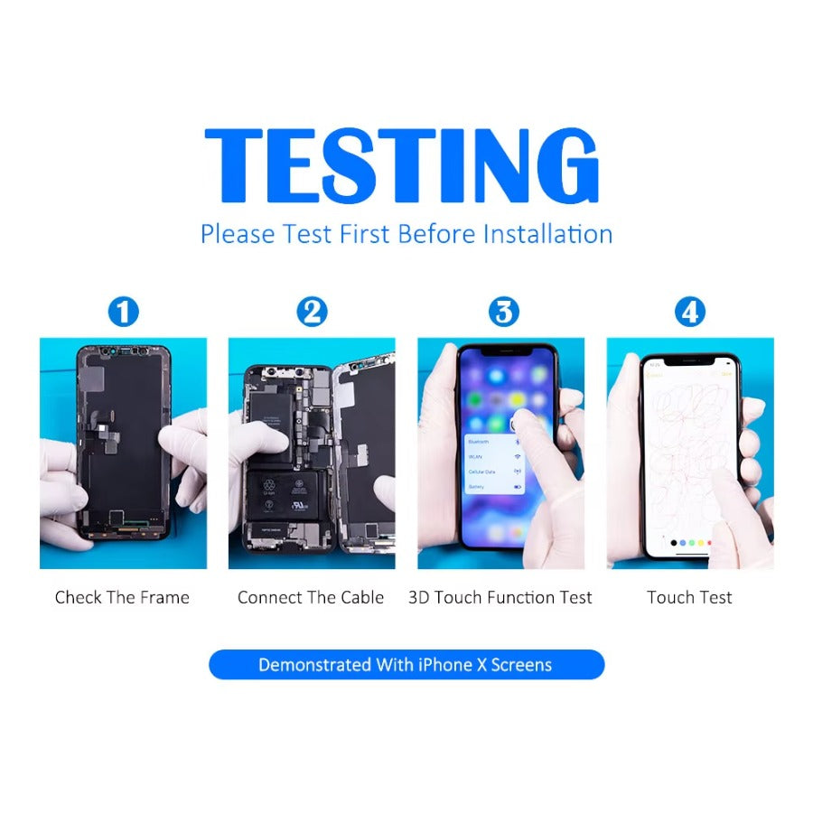 AAA+ OLED For iPhone X XR XS Max LCD Display 11 Pro Max 12 Pro 13mini Digitzer Assembly For iPhone 13 Pro Max LCD Touch Screen iPhone phone repair parts