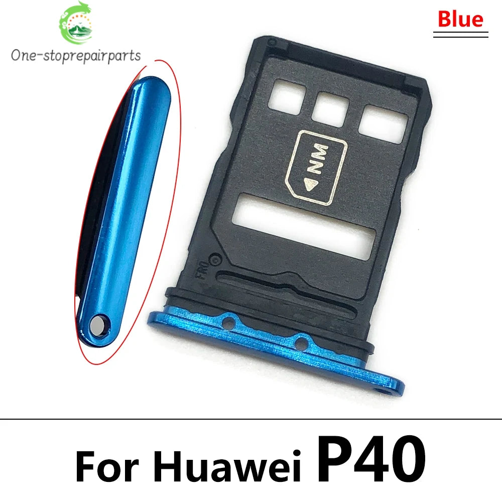New SIM Card Tray Slot Holder For Huawei P40 P30 Lite Pro Replacement Parts Huawei phone repair parts