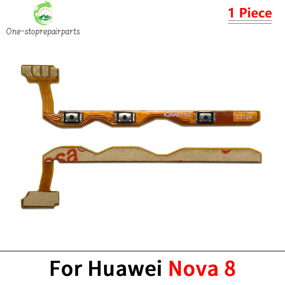 Power On Off Volume Side Button Key Flex Cable For Huawei Nova 8 8i 9 10 11 11i 12 12i Pro Se Y61 Y91 Huawei phone repair parts