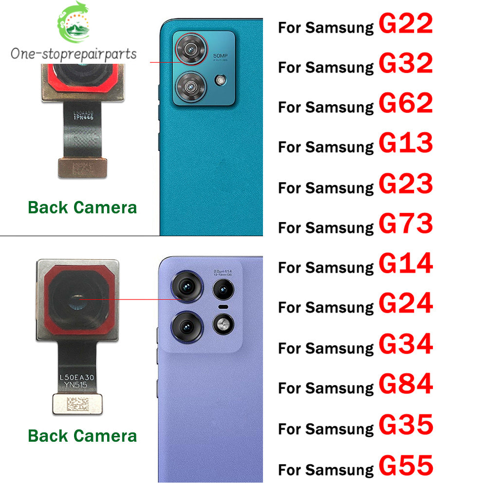 Back Rear Camera Big Main Camera Front Camera Flex Cable For Motorola Moto G22 G32 G62 G13 G23 G73 G14 G24 G55 G34 G84 G35 5G Motorola phone repair parts