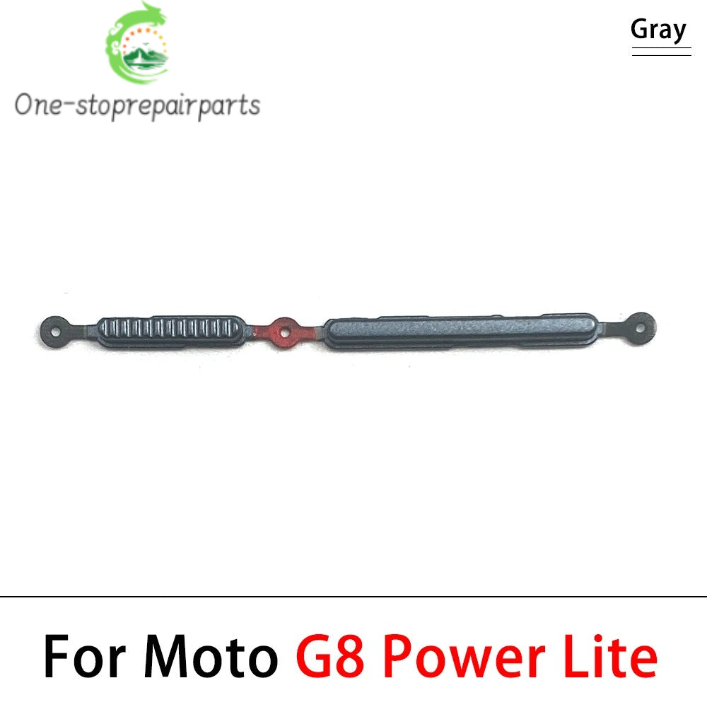 New For Motorola Moto G8 G9 Plus Play Power Lite Side Power and Volume Button Key Replacement Parts Motorola phone repair parts