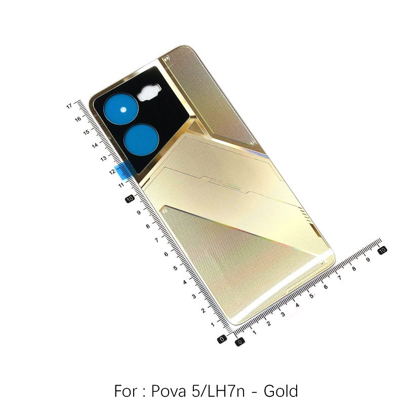 Battery back housing cover for Tecno Pova 5 5G Pova3 Pova4 LG7n 5Pro back case Phone case back cover