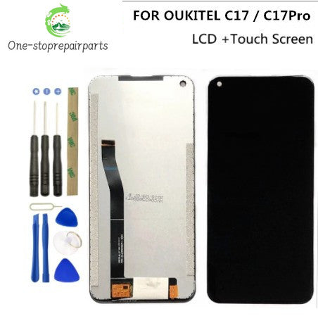 100% Original New 6.35 inch OUKITEL C17 PRO LCD Display+Touch Screen Digitizer Assembly LCD+Touch Digitizer for OUKITEL C17PRO Other Brand Phone repair parts