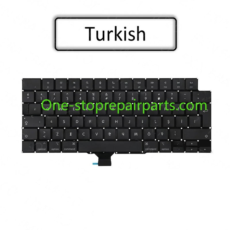 2023 Laptop A2779 A2780 Keyboard for Macbook Pro M2 Pro/Max Retina 14" 16" Keyboards and Screws Replacement EMC 8102 EMC 8103