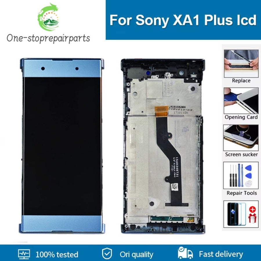 5.5" Original  LCD Display For SONY Xperia XA1 Plus G3416 G3412 G3426 G3421 G3423 Touch Screen With Frame Digitizer Replacement Sony phone repair parts