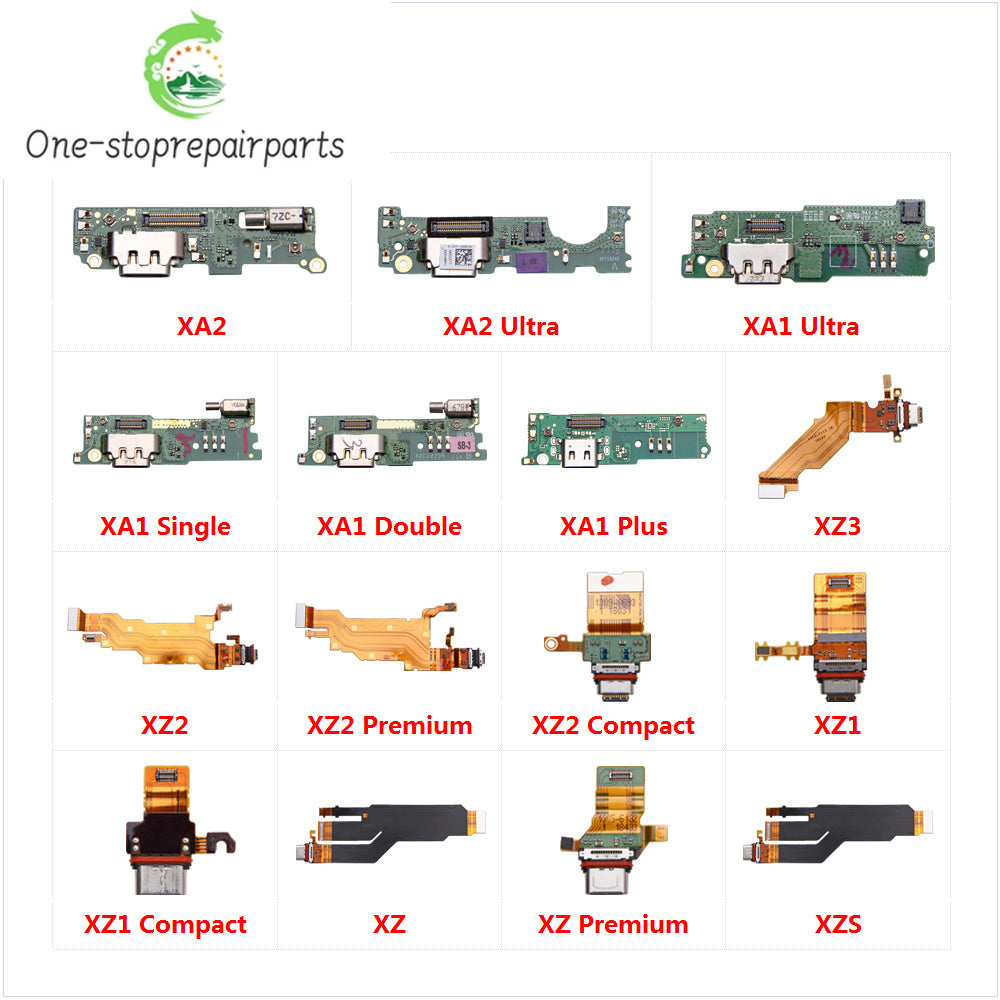 USB Charging Port Dock Plug Charger Board Flex Cable For Sony Xperia XA2 XA1 XZ3 XZ2 XZ1 XZS XZ Premium Compact Ultra Plus Sony phone repair parts