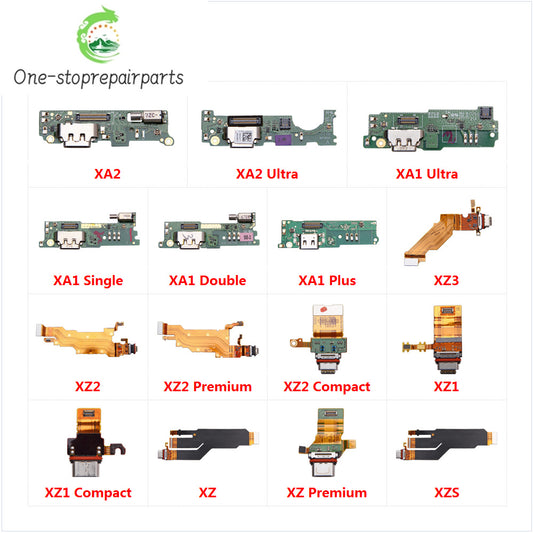 USB Charging Port Dock Plug Charger Board Flex Cable For Sony Xperia XA2 XA1 XZ3 XZ2 XZ1 XZS XZ Premium Compact Ultra Plus Sony phone repair parts