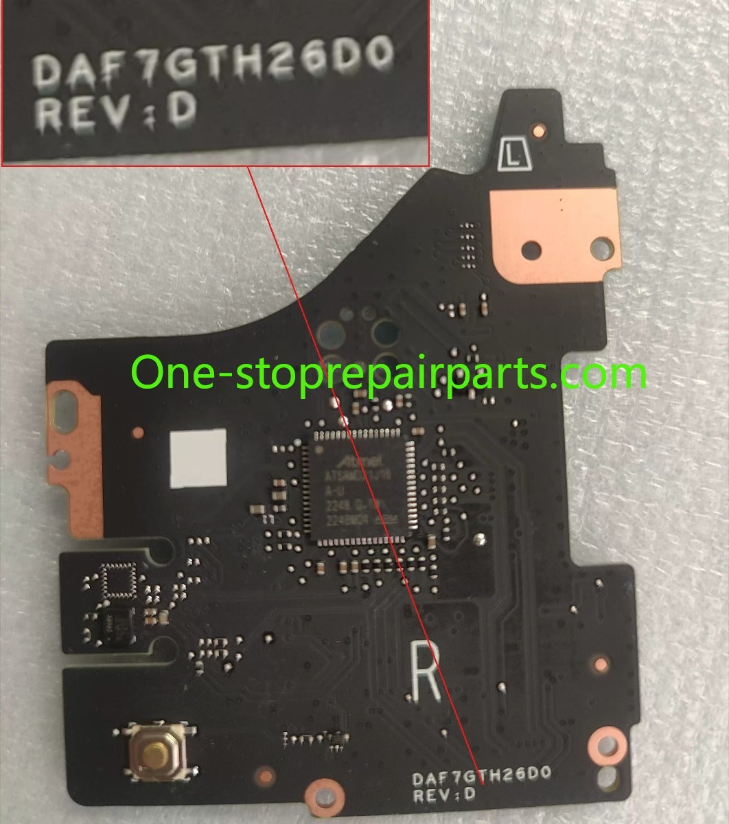 Left/Right button daughter board For Steam Deck OLED DAF7GTH26D0 DAF7GTH36D0 DAF7GTH46D0 Steam DAF7GTH56D0 F7G Valve Action Board Rev: D Steam Deck OLED Left&Right Button Board Replacement Game console repair parts