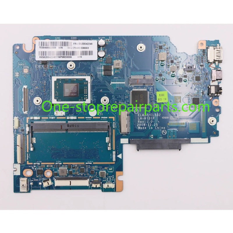 LA-H131P Motherboard For Lenovo ideapad S340-14API S340-15API 5B20S42246 5B20S42253 5B20S42444 5B20S42249 AMD R3 R5 R7 CPU 4GB-RAM