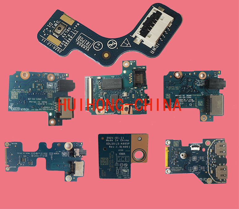 Dell G15 5510 5515 5511 5520 network port audio small board USB small board 091CKF 0F5X25 0PMY37 05N52P 07C6KC 0PXVKJ  LS-K668DAUGHTERBOARD