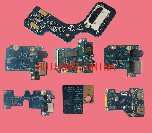 Dell G15 5510 5515 5511 5520 network port audio small board USB small board 091CKF 0F5X25 0PMY37 05N52P 07C6KC 0PXVKJ  LS-K668DAUGHTERBOARD
