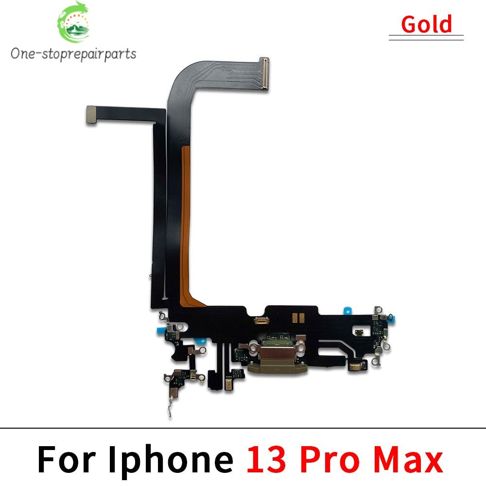 New For iPhone 13 Pro 13Pro Max Mini Dock Connector Micro USB Charger Charging Port Flex Cable Microphone Board iPhone phone repair parts