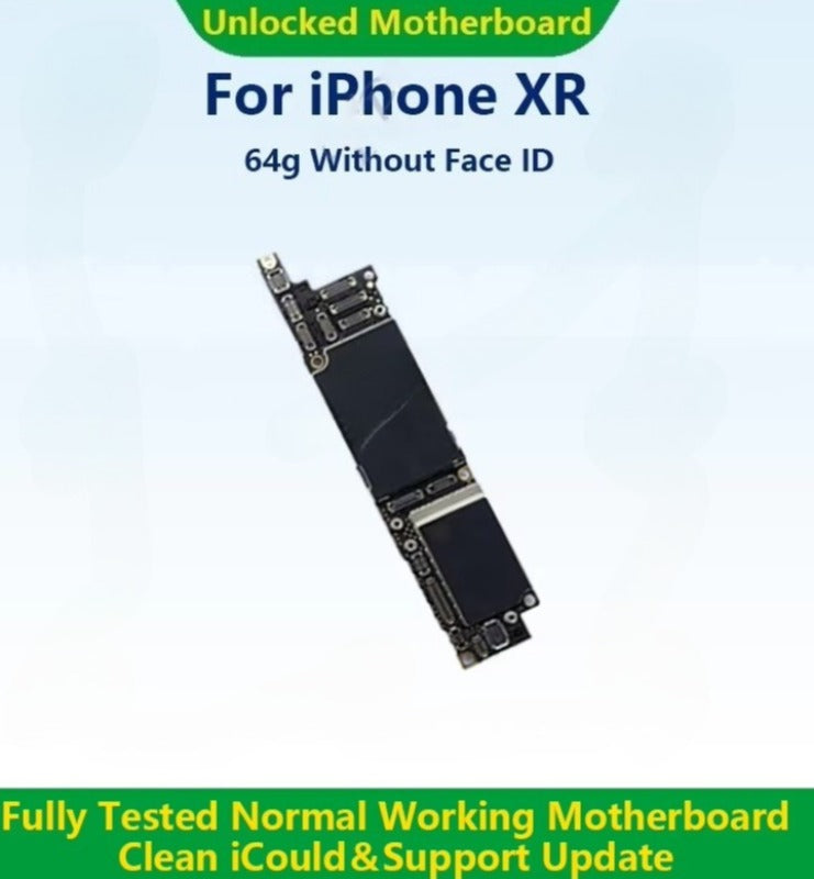 100%Working Mainboard For iPhone X/XR/XS Max With Face ID Fully Tested Cleaned iCloud And Unlocked Motherboard Fast Shipping  iPhone phone repair parts