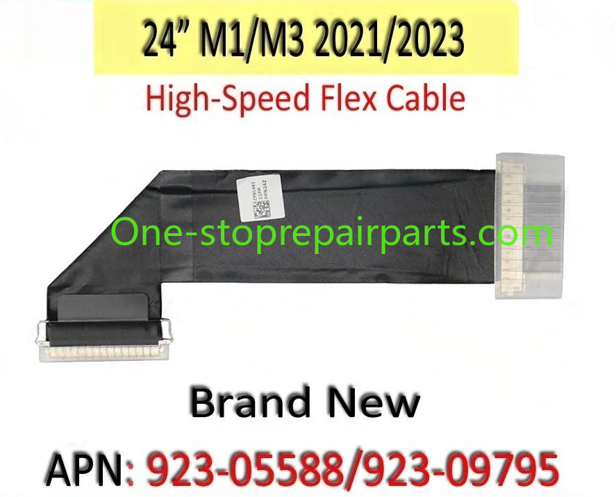New for iMac 24" M1 A2438 M3 A2873 2021 2023 High-Speed Flex Cable 923-05588 923-09795  iMac repair parts