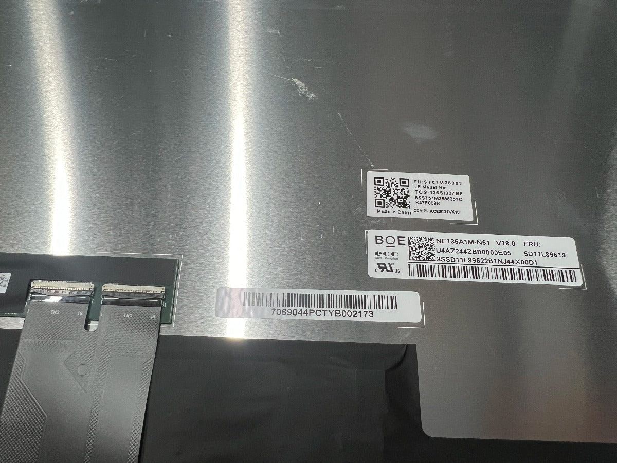 13 Inch laptop Screen For Lenovo ThinkBook 13x G4 IMH 21KR LCD Touch Screen Display Assembly 2880X1920 Lenovo laptop repair parts