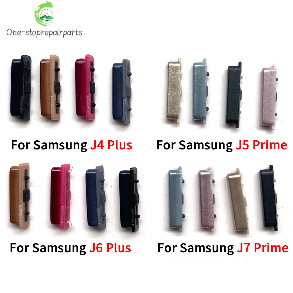 100Pcs, Side Power Key Volume Button For Samsung J2 Core J400  J4 J6 Plus J5 J7 Prime J5 J7 2016 2017 J330 J530 J730 J510 J710 Samsung phone repair parts