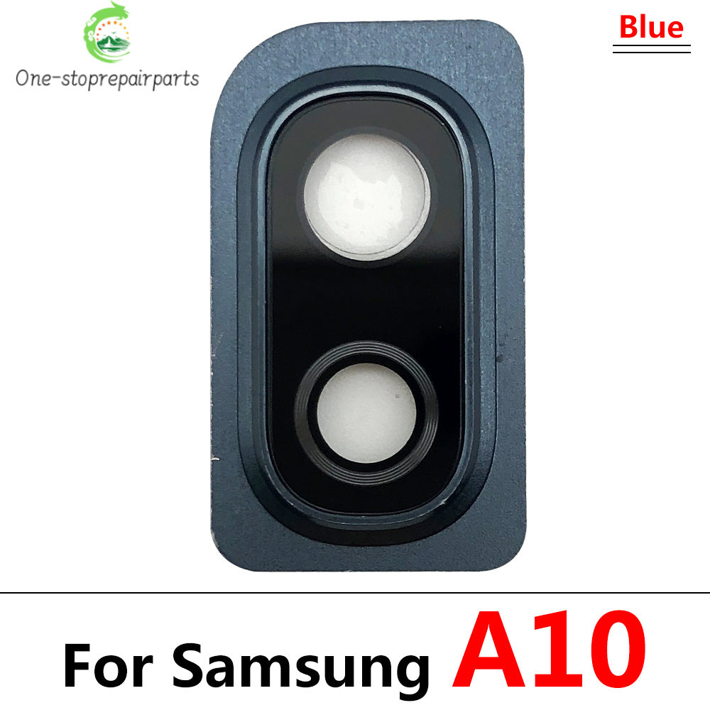 New Housing Back Rear Camera Glass Lens With Cover Frame Holder For Samsung A10 A20 A30 A40 A50 A70 A105F A205F A305F A505F A705 Samsung phone repair parts