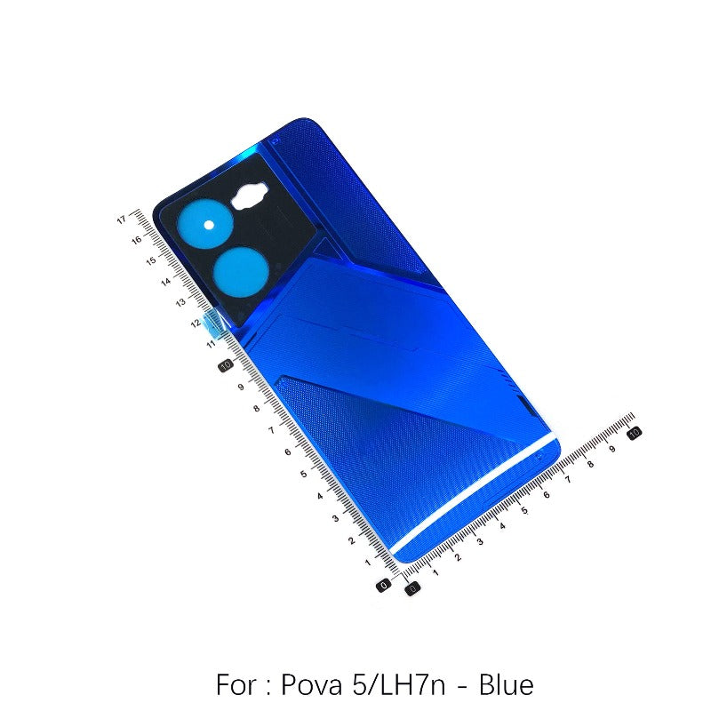 Battery back housing cover for Tecno Pova 5 5G Pova3 Pova4 LG7n 5Pro back case Phone case back cover