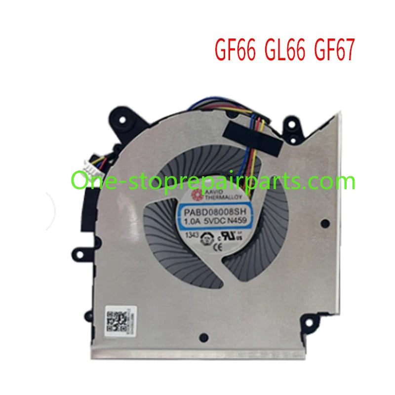 Laptop CPU Cooling Fans for MSI GF63/65/66/76 GL66 WF65 MS-16R1/R2/R5 16W1 N413 N433 N477 N460 PABD08008SH N413 E322500300A New MSI laptop repair parts