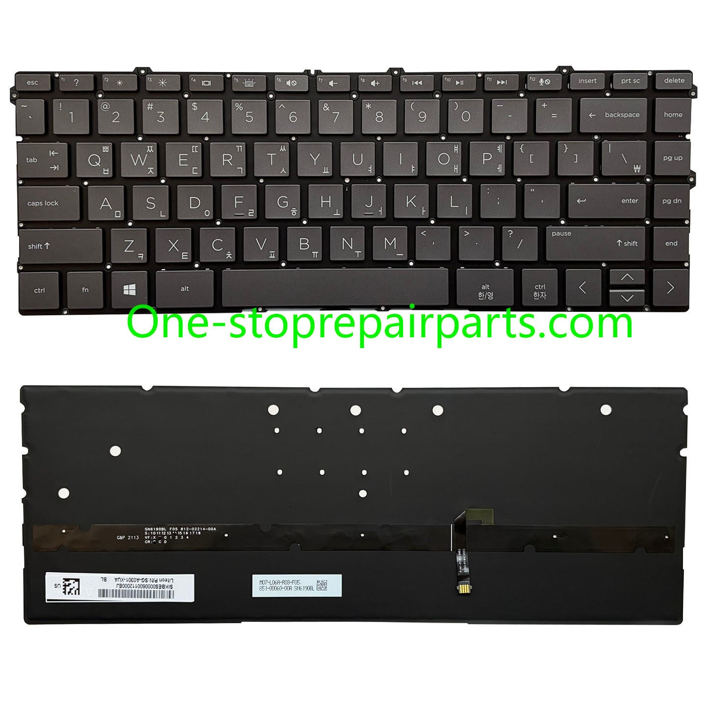 Upper Keyoard  for HP Spectre X360 13-AW TPN-Q225 UK/SP/RU/LA US