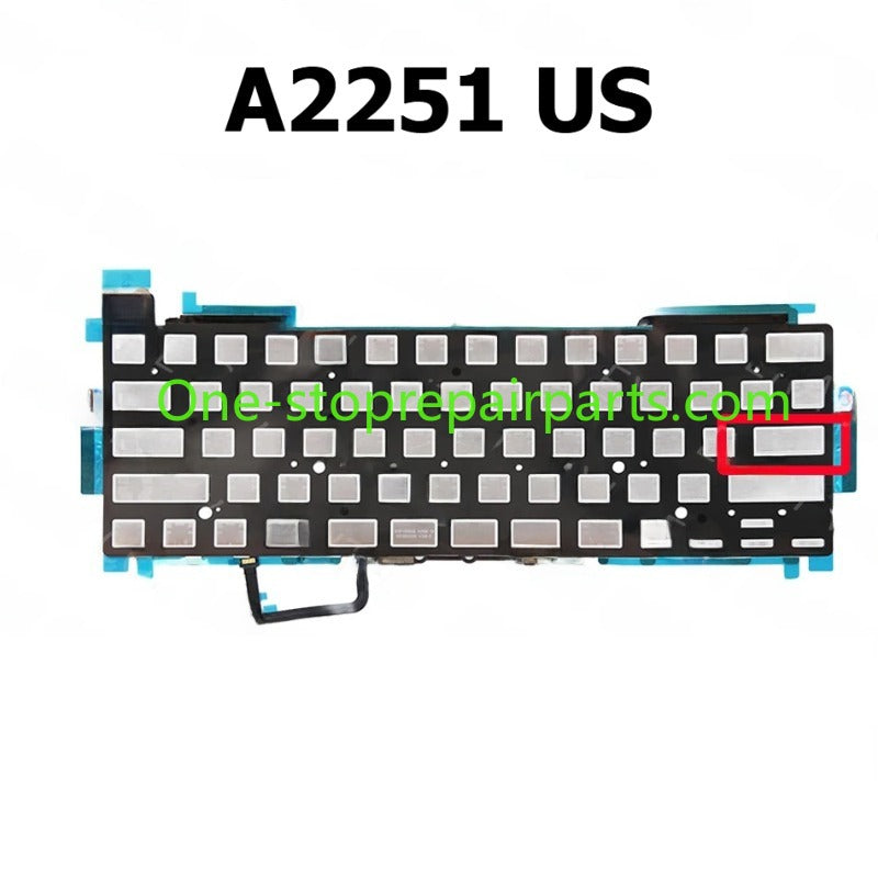 Macbook Pro Air Retina A2179 A2337 A2289 A2251 A2289 A2338 Keyboard Backlight Backlit Sheet Cover