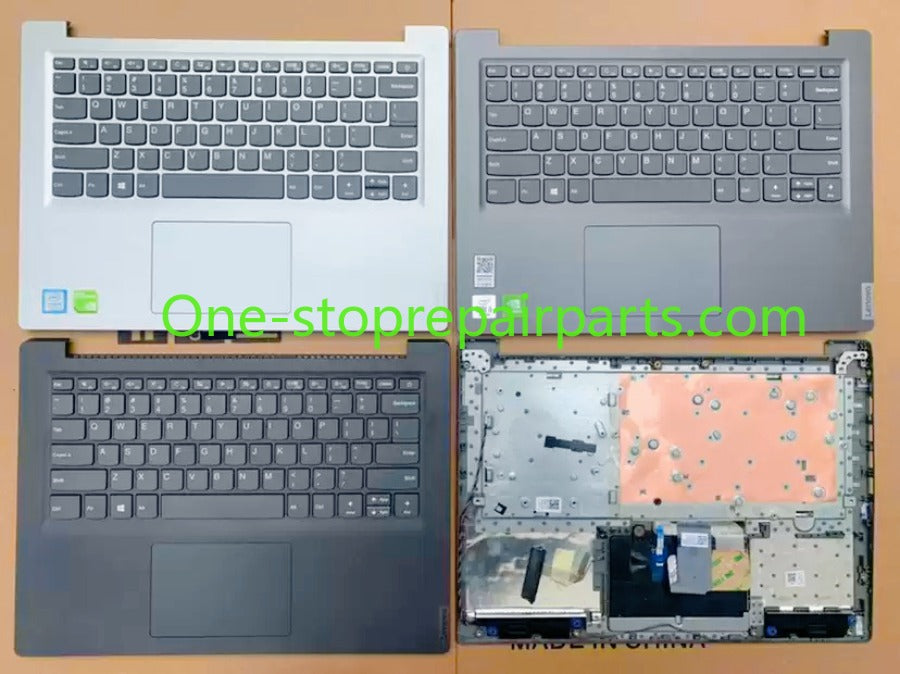 Palmrest upper case with US layout keyboard assembly for Lenovo IdeaPad S145-14API S145-14AST S145-14IWL S145-14IGM S145-14IKB S145-14IIL C-Cover Palmrest keyboard touchpad assembly 5CB0S17125 5CB0S17065 5CB0S17035 5CB0S17034 Lenovo laptop repair par