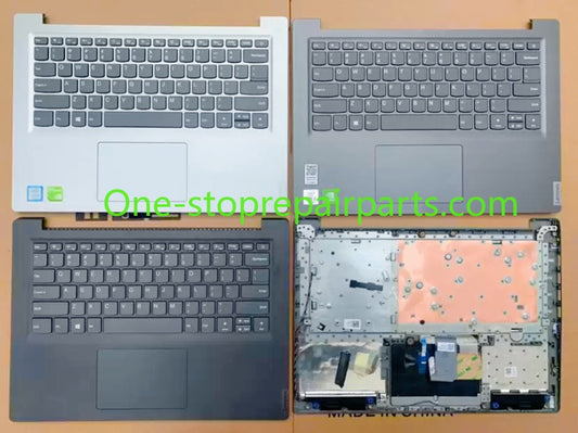 Palmrest upper case with US layout keyboard assembly for Lenovo IdeaPad S145-14API S145-14AST S145-14IWL S145-14IGM S145-14IKB S145-14IIL C-Cover Palmrest keyboard touchpad assembly 5CB0S17125 5CB0S17065 5CB0S17035 5CB0S17034 Lenovo laptop repair par
