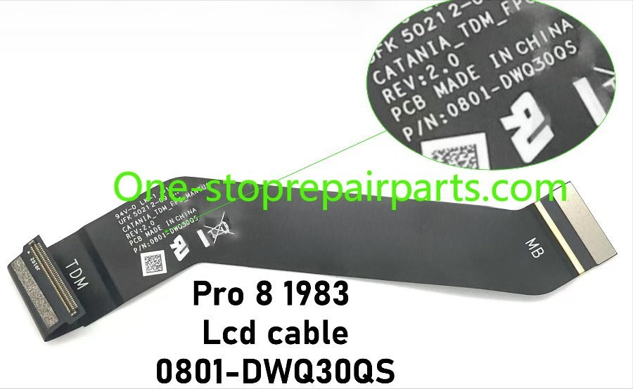 Microsoft Surface lcd cable Pro3/Pro4/Pro5/Pro6/Pro7/Pro7 +/Pro8/Pro9 touch cable lcd cable