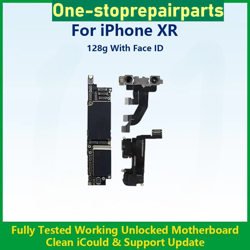 Fully Tested 100%Working Mainboard For iPhone XS Max Cleaned iCloud And Unlocked For XR Motherboard No Repair Support Update iPhone phone repair parts