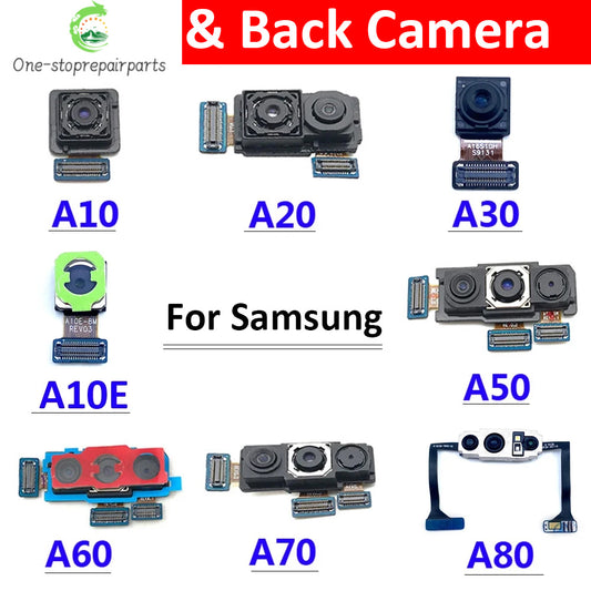 New Rear Main Back Camera Front Camere Flex Cable For Samsung A10 A20 A30 A40 A50 A60 A70 A80 A10E Samsung phone repair parts