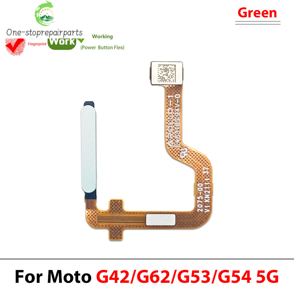 Home Button FingerPrint Touch ID Sensor Flex Cable For Motorola Moto G22 G42 G62 G53 G54 E32 Replacement Parts Motorola phone repair parts