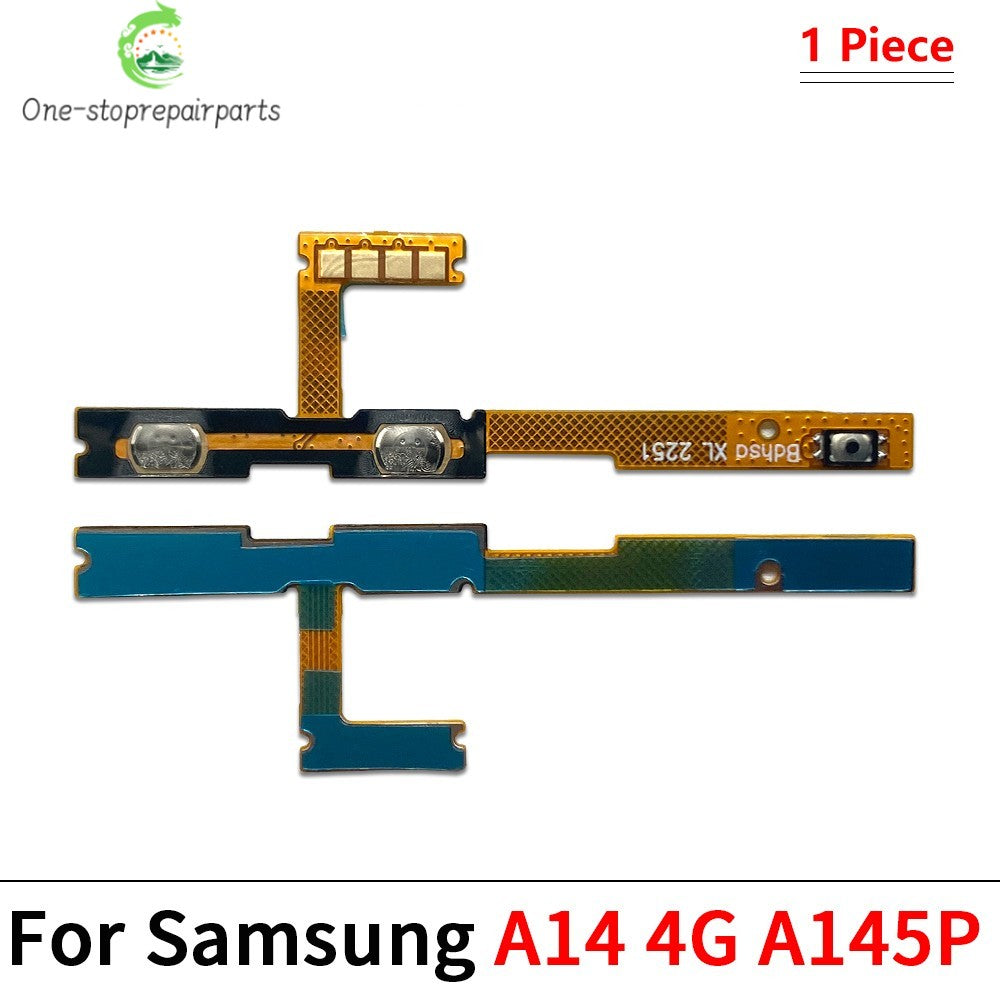 50Pcs, Power on off Volume Key Button Flex Cable For Samsung A13 A23 A33 A73 A53 A14 A24 A34 A54 A15 A35 A55 A04 A05 A05 4G 5G Samsung phone repair parts