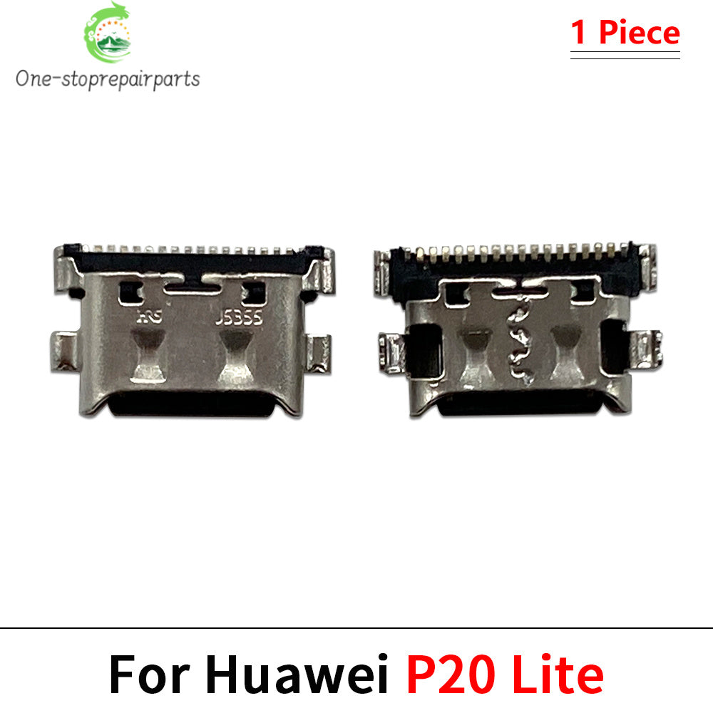 100Pcs, USB Charging Port Connector Charge Jack Socket Plug Dock For Huawei P20 P30 P40 P50 Pro Lite Plus 5G Huawei phone repair parts
