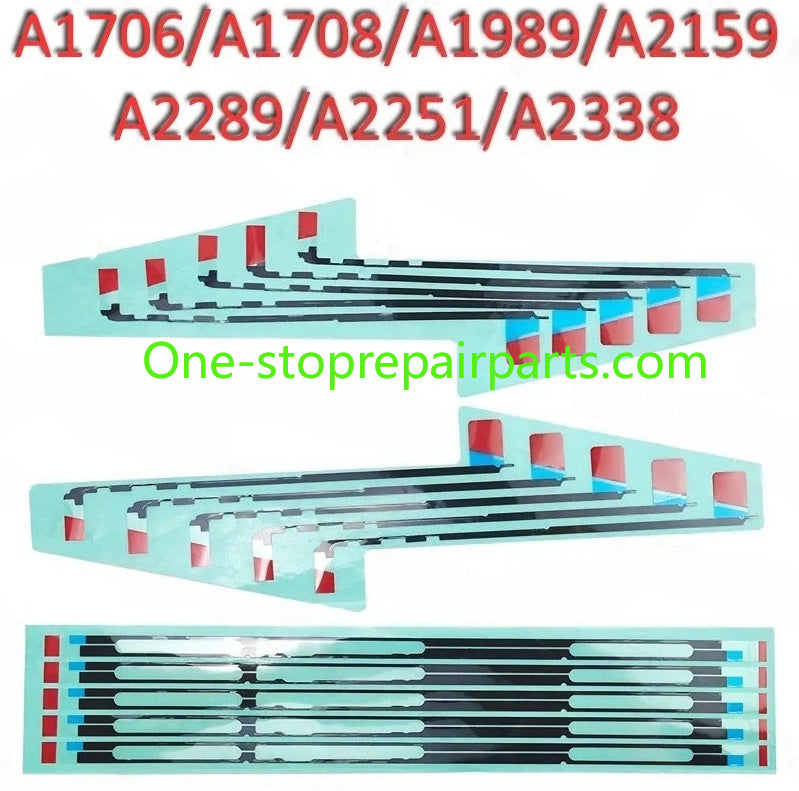 10Sets LCD Screen Adhesive Sticker Glue for Macbook Pro Air 13" 14" 16" A1706 A1708 A1707 A2141 A2442 A2485 A2780 A2681 A2941 Macbook repair parts