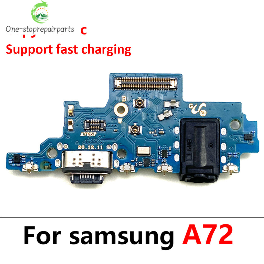 For Samsung A72 A725 A725F USB Board Charging Port Board USB Connector Board Flex Cable Samsung phone repair parts