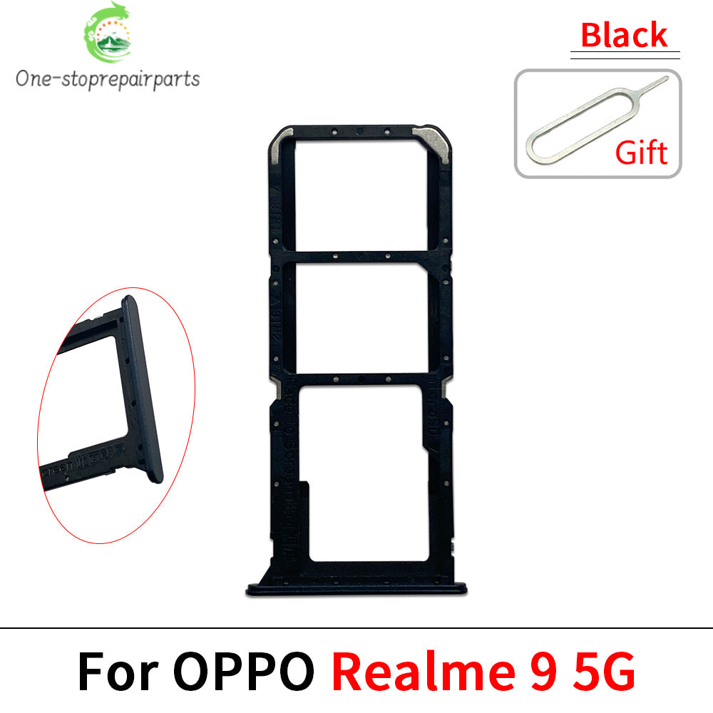 New For OPPO Realme 7 8 9 Pro 4G 5G SIM Card Tray Slot Holder Replacement Parts Realme phone repair parts