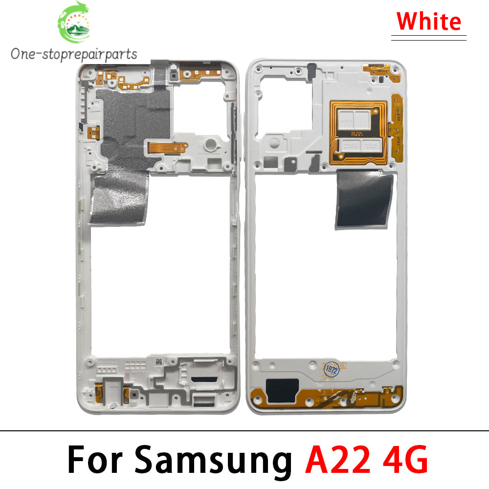For Samsung A22 A32 4G 5G A225F A226B A325F A326B Middle Frame Holder Housing Replacement Repair Parts Samsung phone repair parts