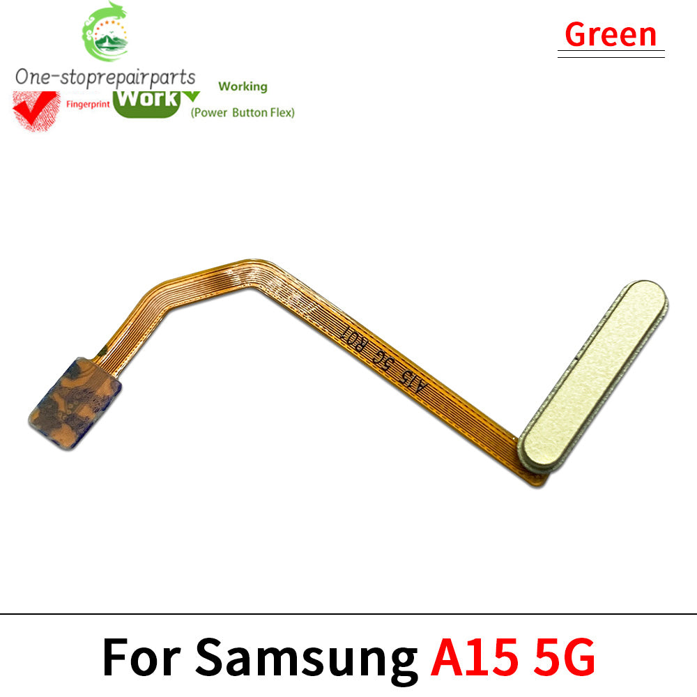 New For Samsung A05s A15 A25 4G 5G Home Button FingerPrint Touch ID Sensor Flex Cable Replacement Parts Samsung phone repair parts